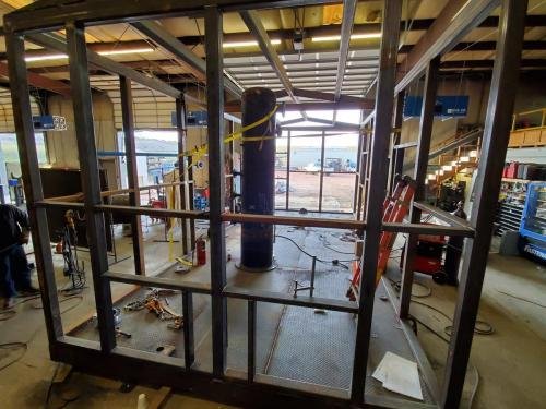 Prefabrication on a welded metal Modular SkidRed River LLC, The Fire Inside2700 N Hwy 14-16, Gillette, WY 82716