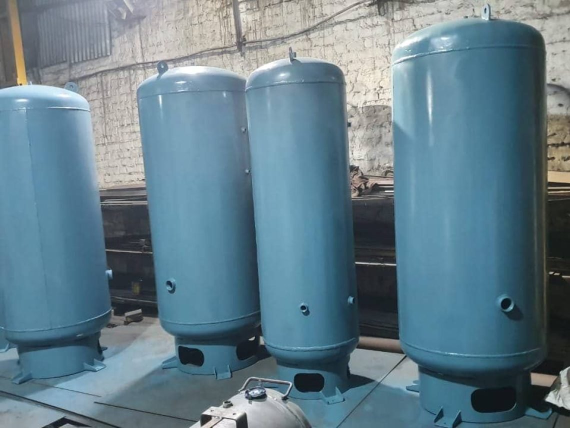 group of blue air pressure