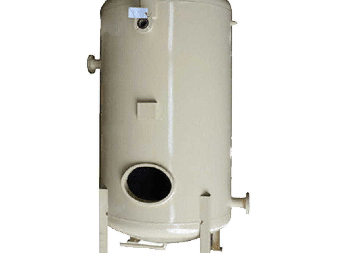 a water heater on a black