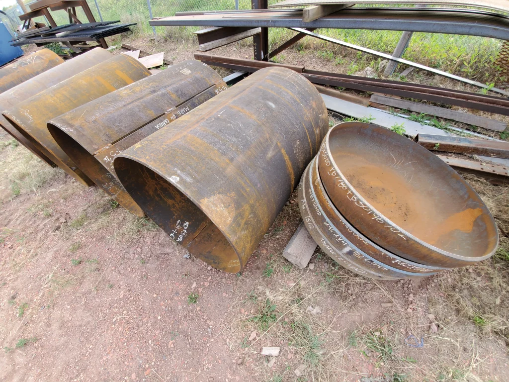 some materials in making a pressure vessel