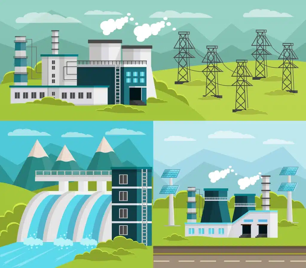 4 types of power plants