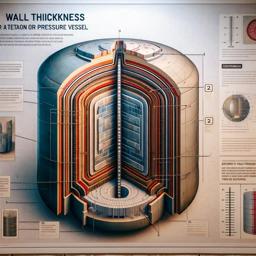 thickness of a reactor pressure vessel