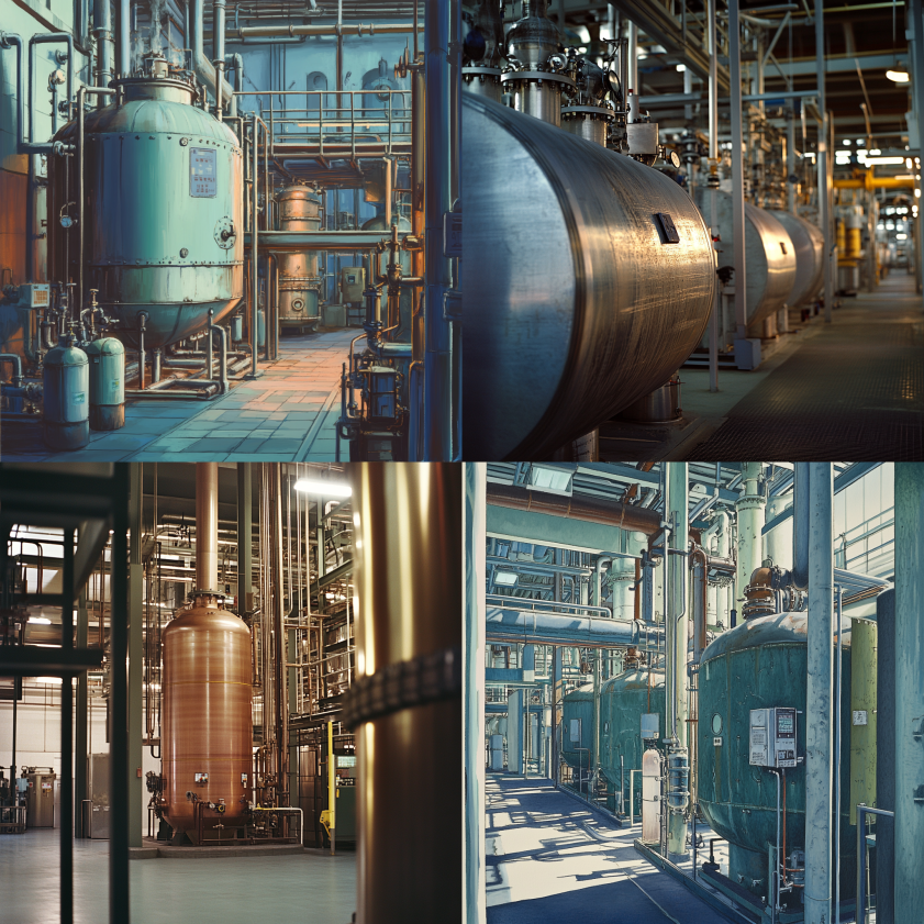 Unfired pressure vessels in use across multiple industries with safe, clean environments
