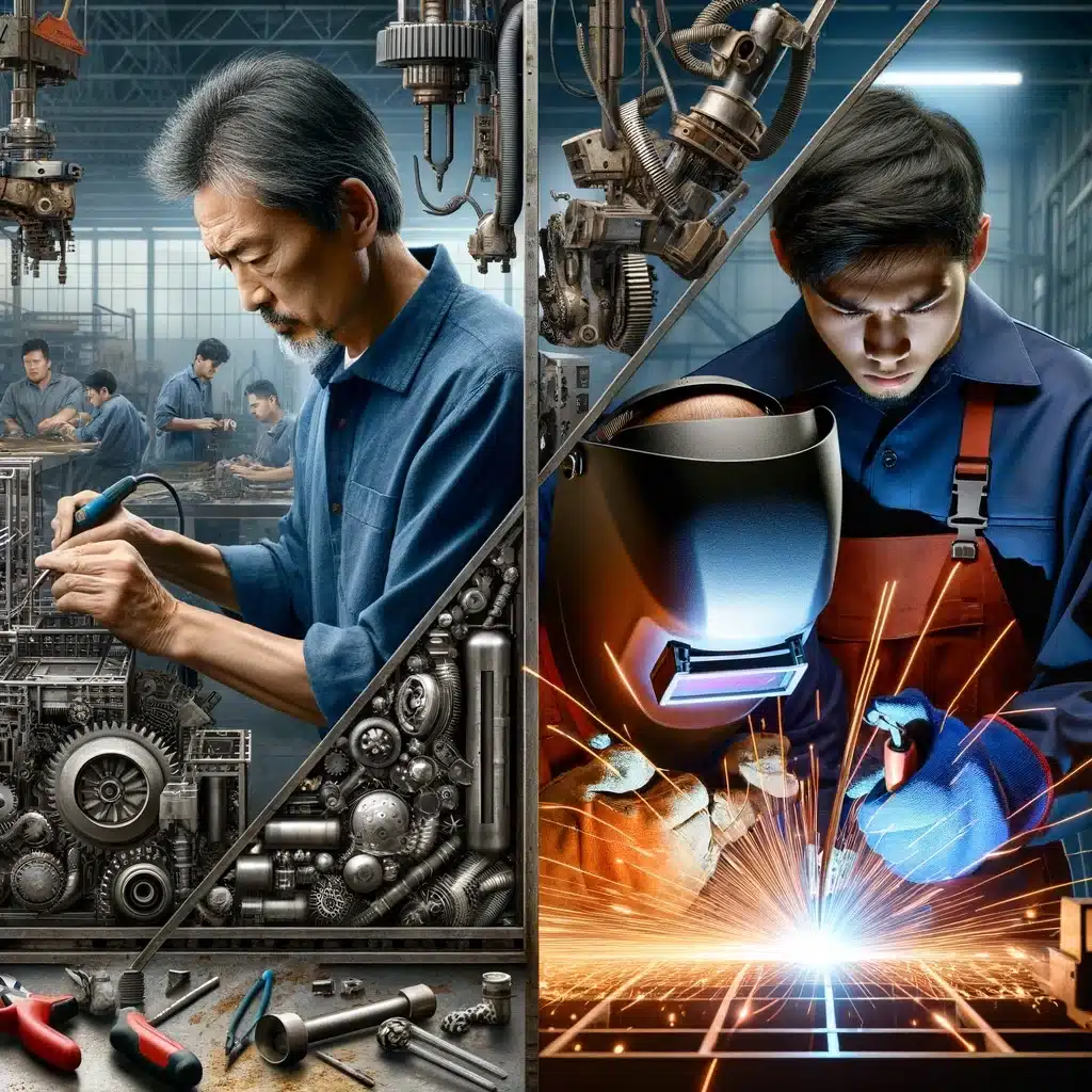 fabrication vs welding