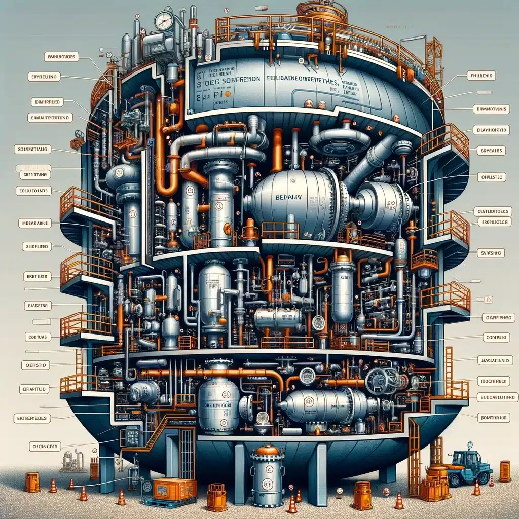 elements in a pressure vessel