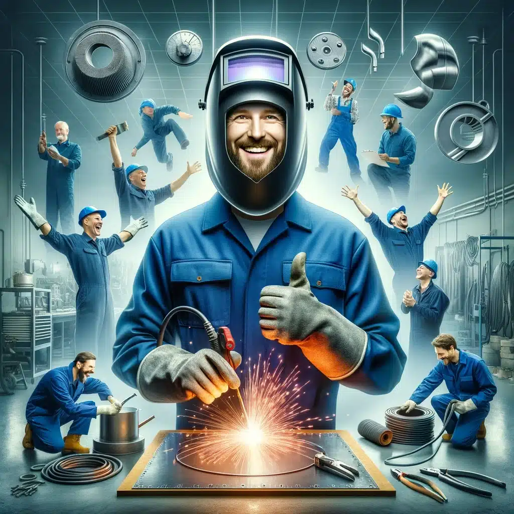 welders happy with their job