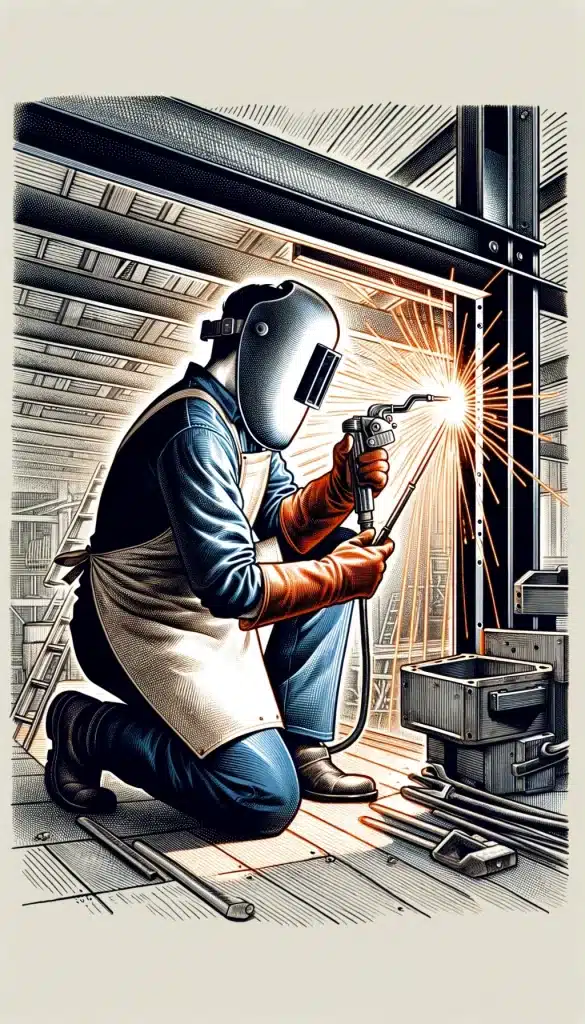 position is hardest in welding