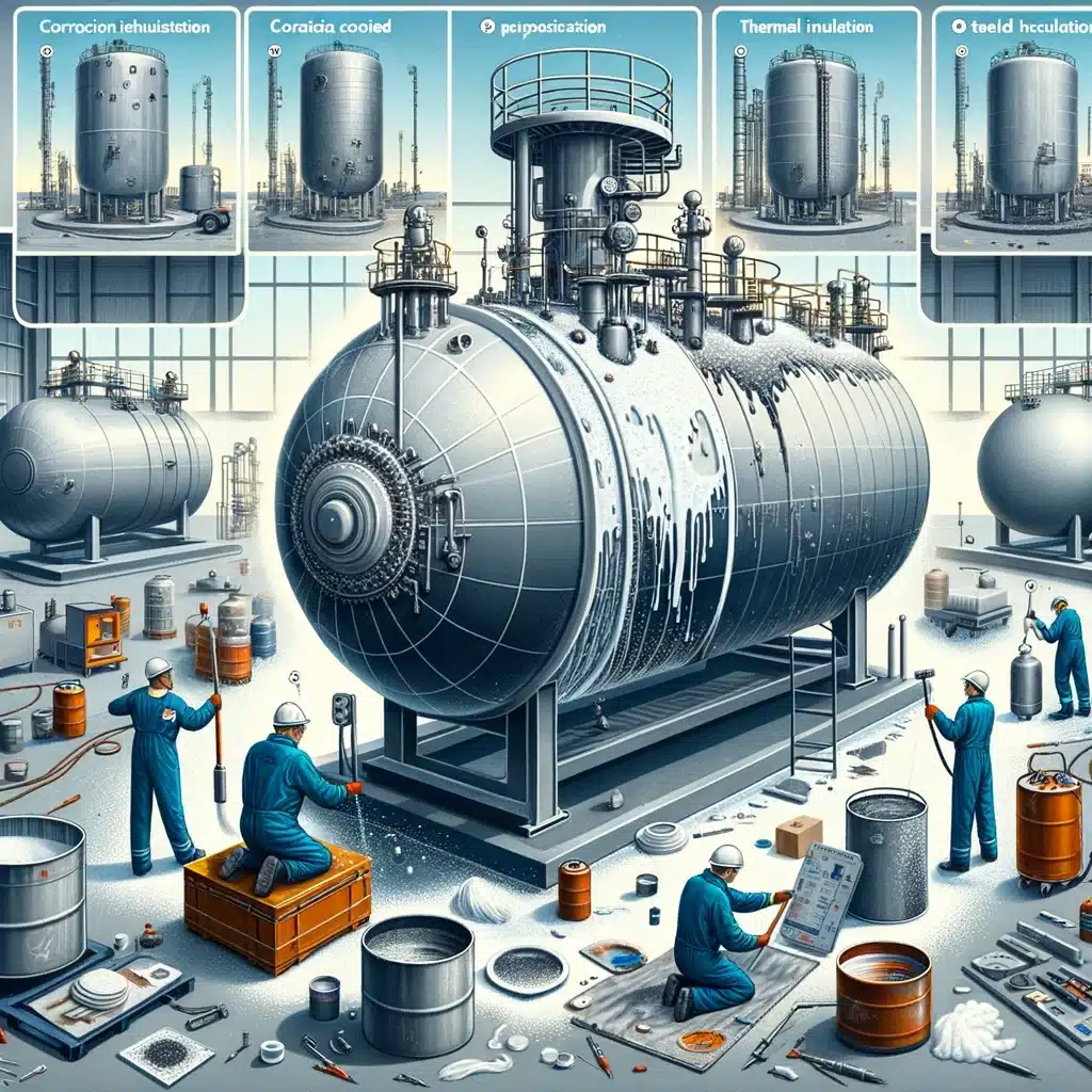 surface treatment options for pressure vessels