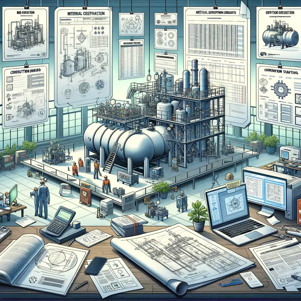 documentation in pressure vessel fabrication