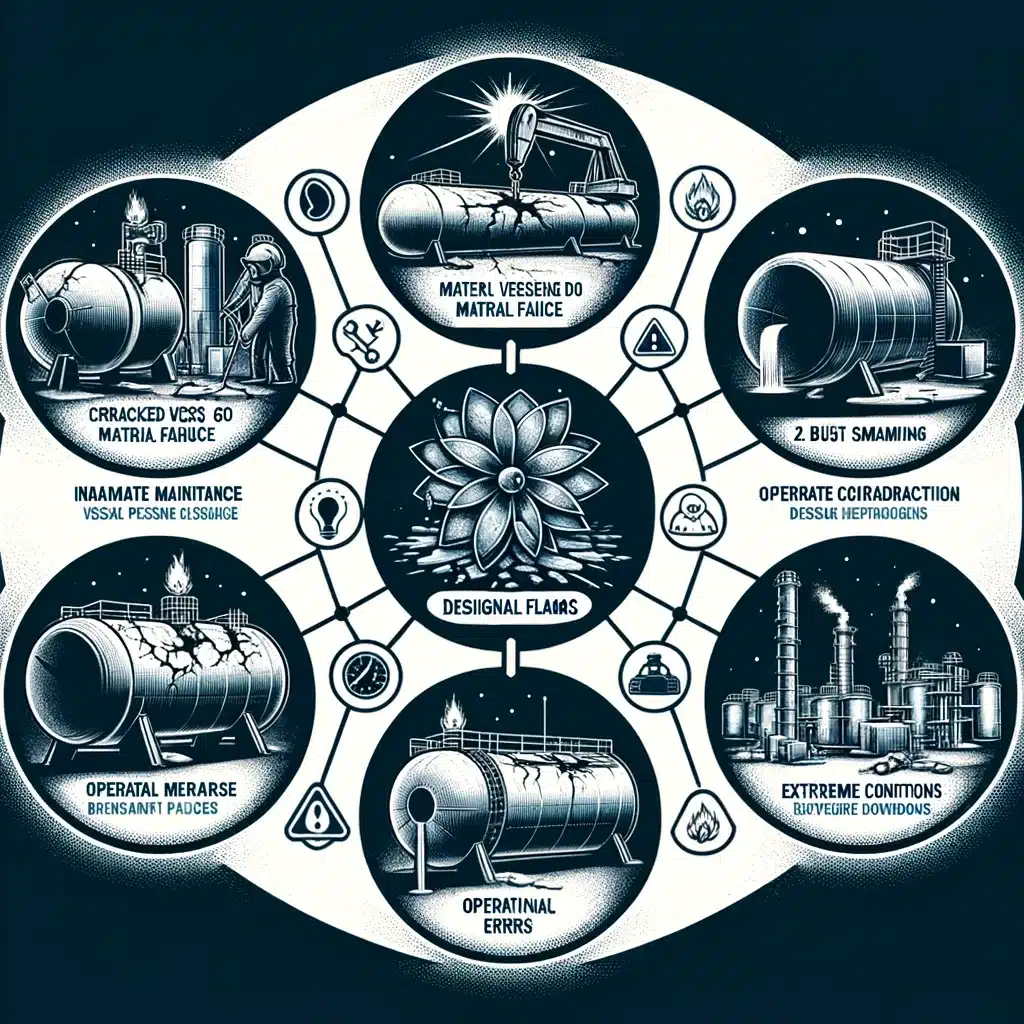 six case histories of pressure vessel failures