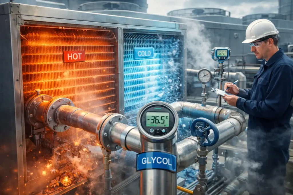 Glycol as a Refrigerant in industrial cooling systems