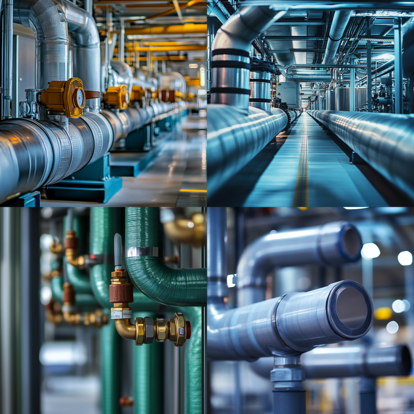 Diagram comparing closed-loop and open-loop HVAC systems, showing fluid circulation in closed loops and discharge in open systems.