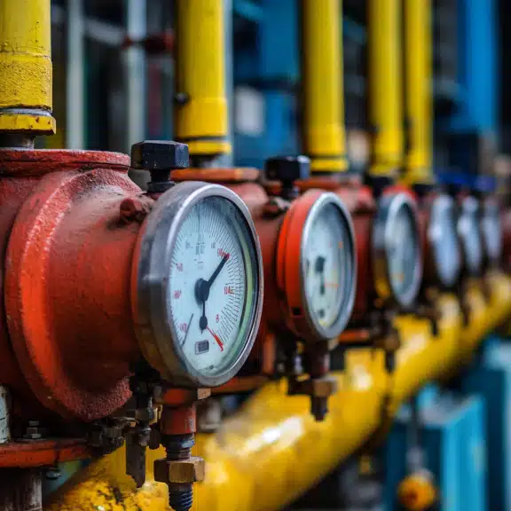 Pressure vessel undergoing inspection to improve fatigue life