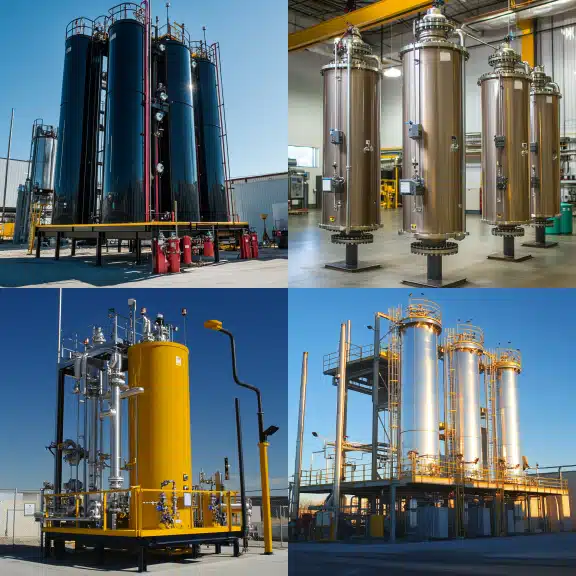 High-quality vertical separator designed for industrial applications