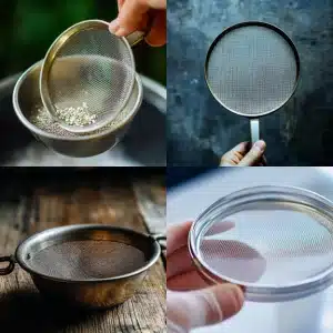 pictures showing the basic function of a sieve