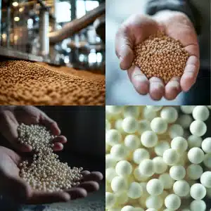 Molecular photos of particles sieves