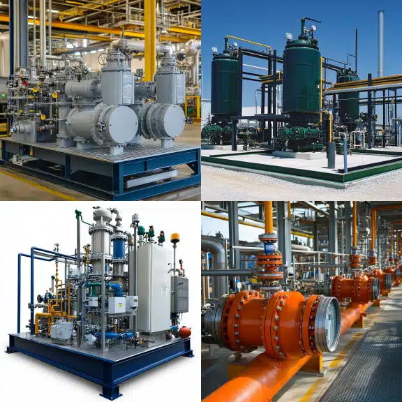 Pictures of separators and water knockouts