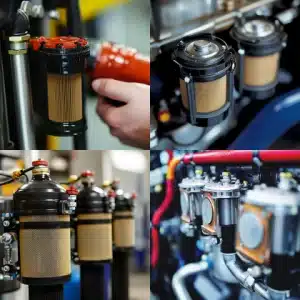 pictures of fuel water separator and fuel filter