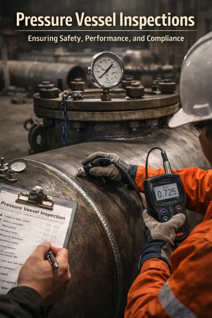 Pressure Vessel Inspections for safety and compliance