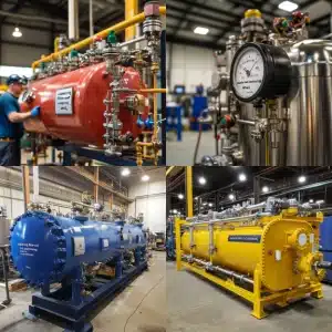 examples of Industrial applications of coalescing instruments