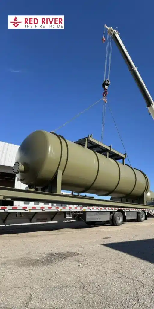 pressure vessel at red river