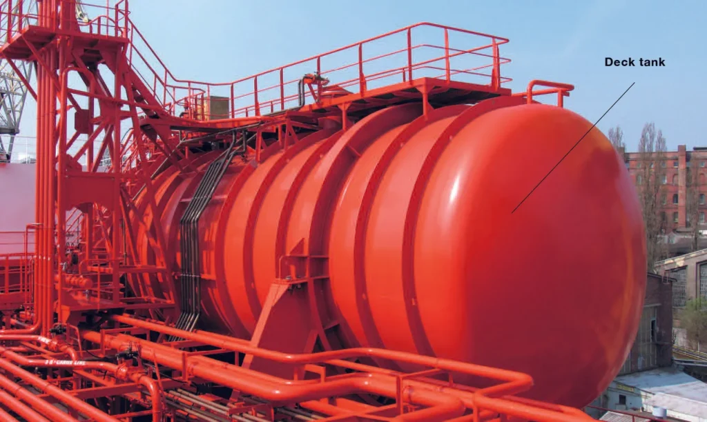 Pressure vessel system aboard a U.S. marine vessel