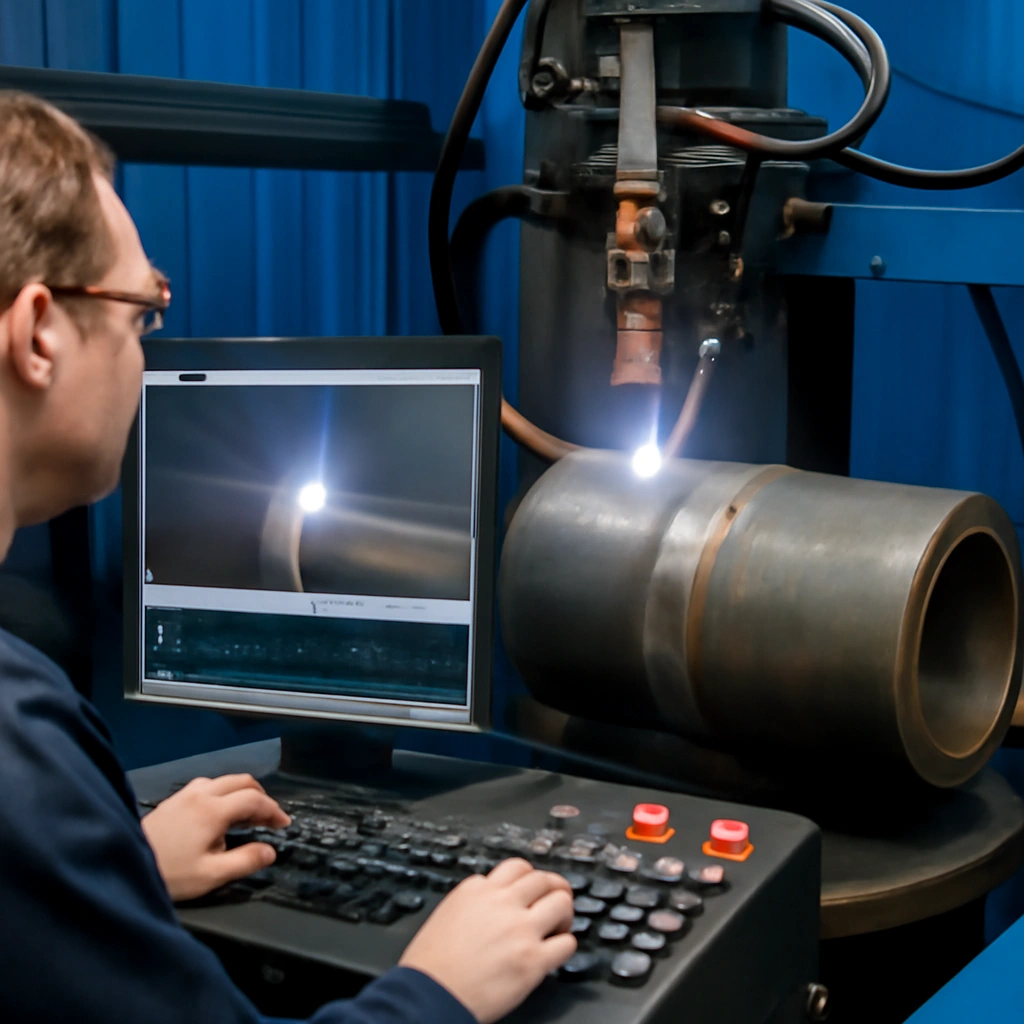 Advanced orbital welding system joining thick-walled high-pressure vessel components