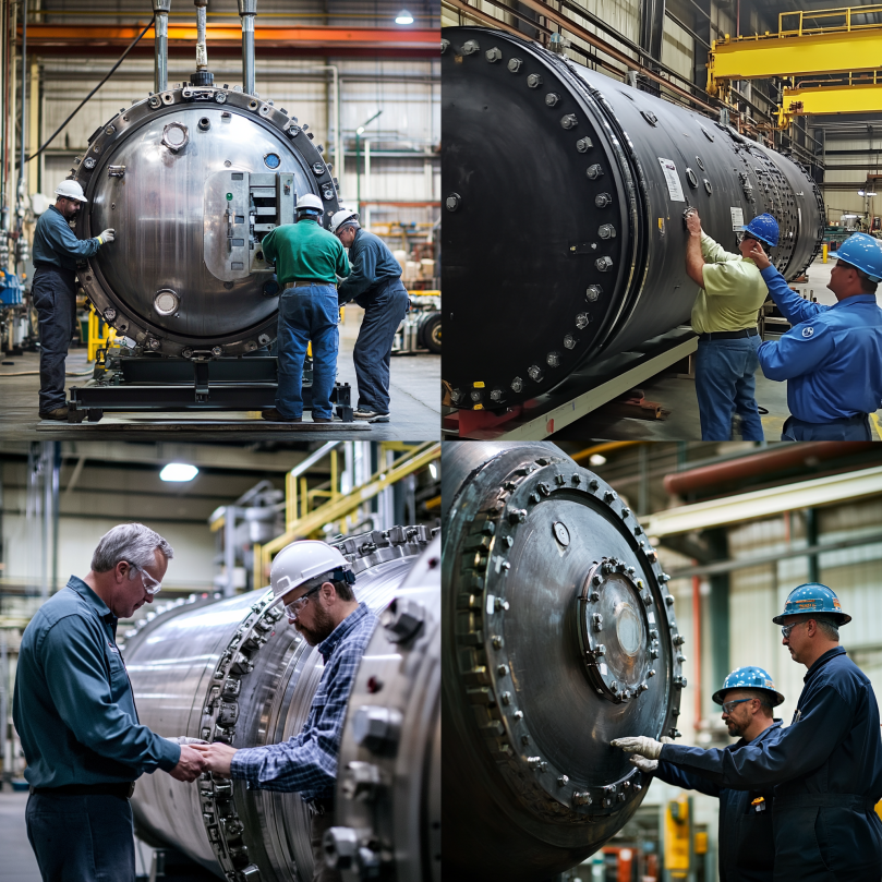 Precision machining of OEM pressure vessel with tight tolerance control
