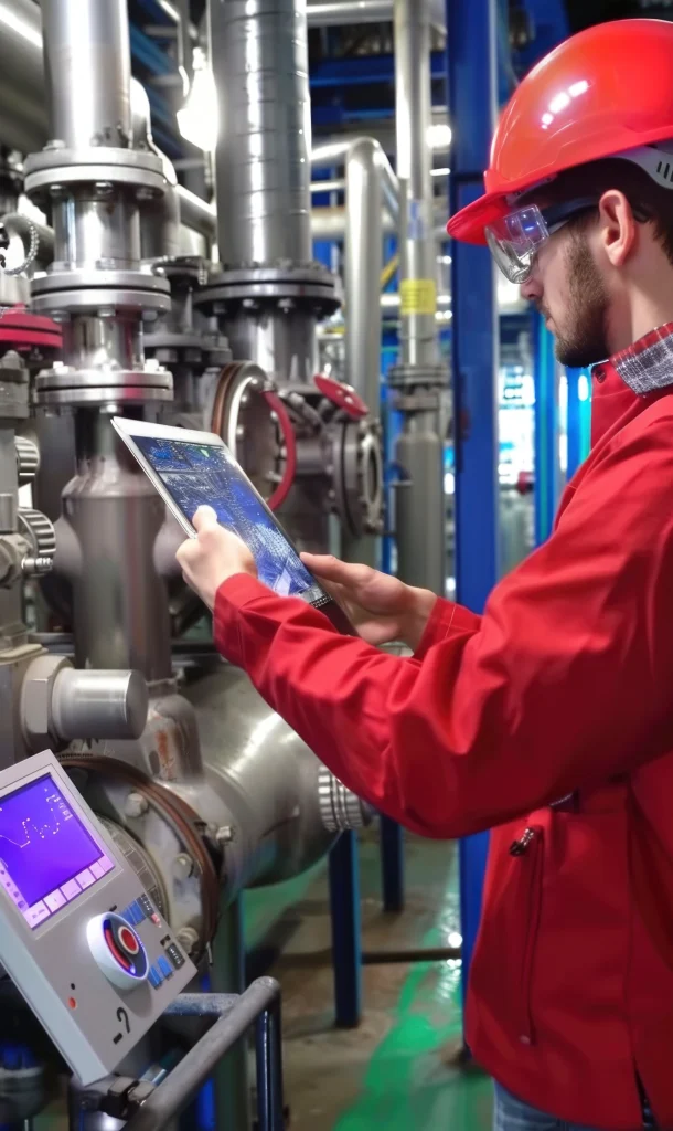 Smart OEM pressure vessel equipped with digital sensors in a U.S. facility