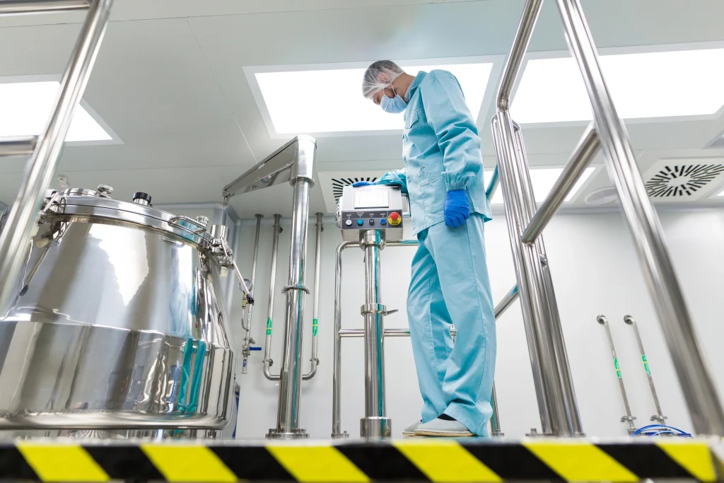 High-pressure aerospace vessel undergoing structural testing