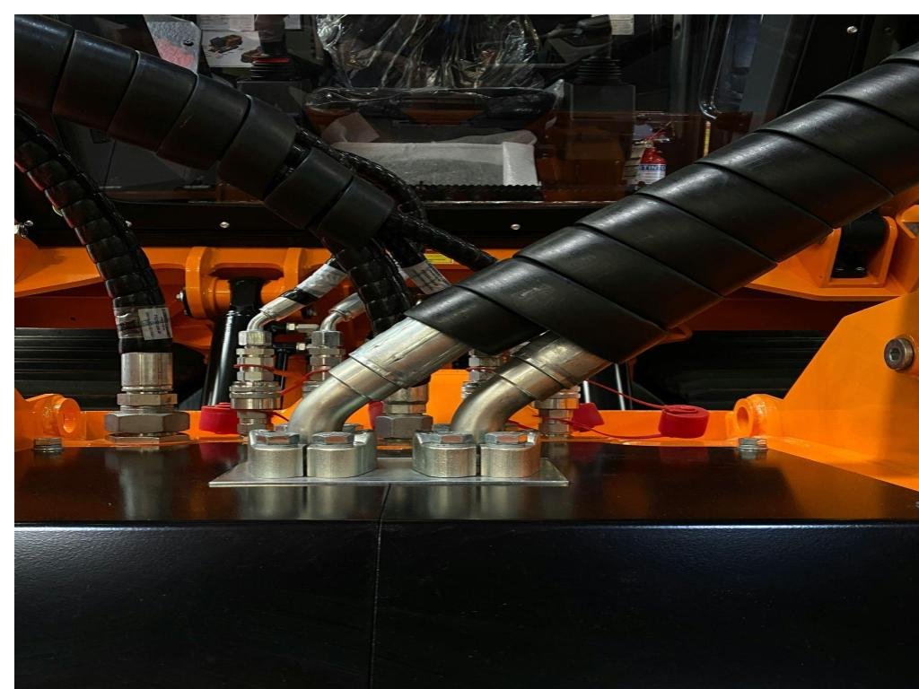 Robotic welding implementation cell in operation at Red River manufacturing facility
