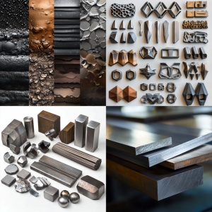Chart comparing different alloy materials by strength and corrosion resistance
