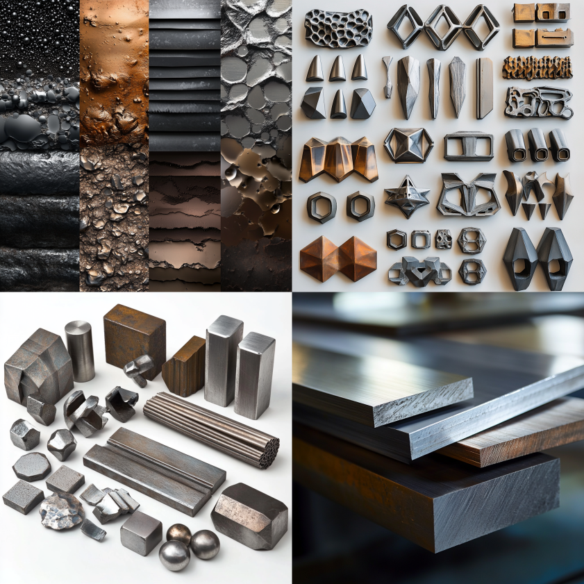 Chart comparing different alloy materials by strength and corrosion resistance