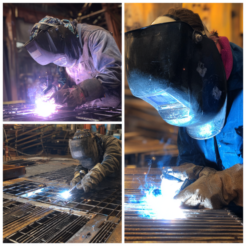 Welder showing how many types of welding positions are there from 1G to 6G