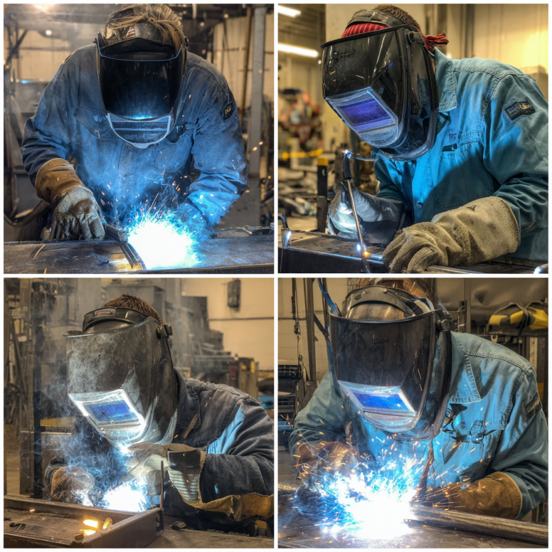 welder showing how to do 2g welding position on pipe