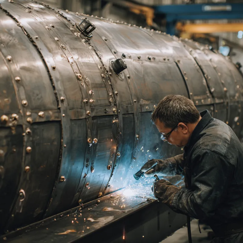 welding procedure for pressure vessel during fabrication process