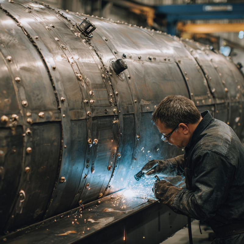 welding procedure for pressure vessel during fabrication process