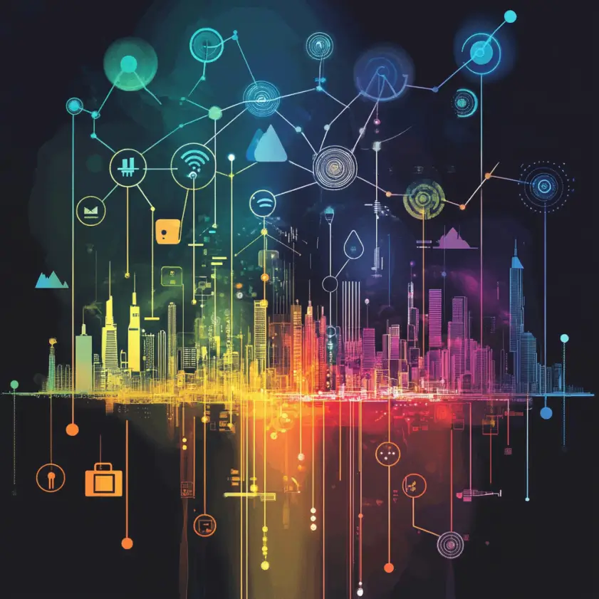 Infographic showing IEEE's founding, mission, global membership, and impact on technology standards, including networking, AI, robotics, and electronics.