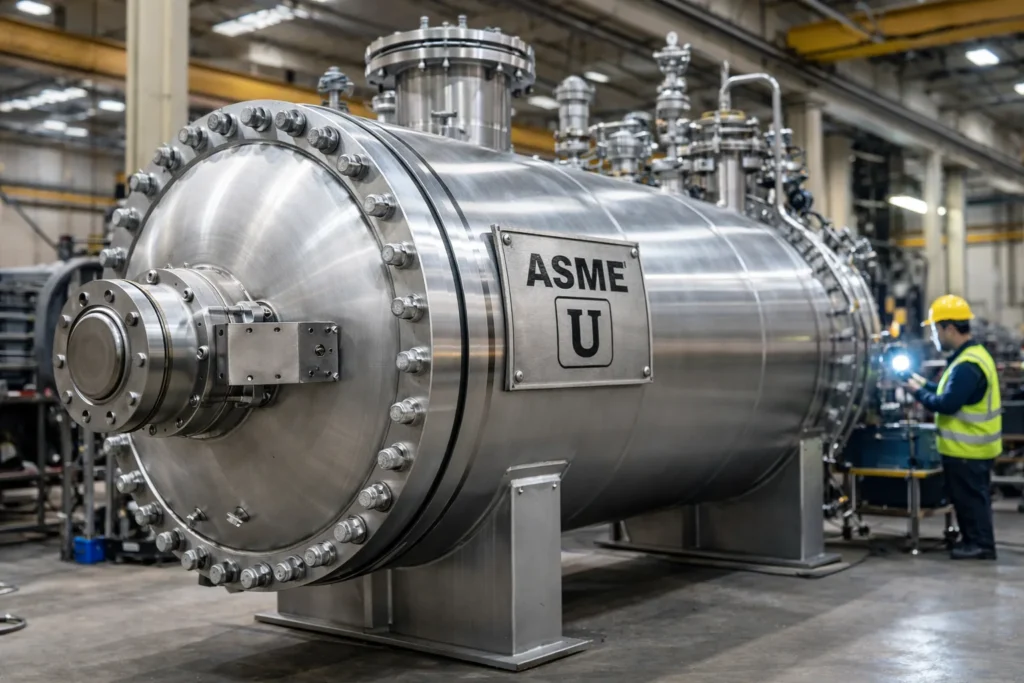 ASME pressure vessel certification ensuring safety, quality, and compliance