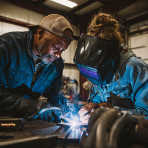 tig welding certification test hands-on welding practice