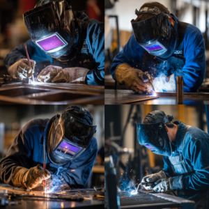 welder practicing skills for how to get TIG welding certification