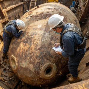 pressure vessel failure analysis inspection process