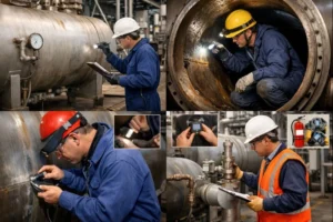 How to inspect a pressure vessel for safety compliance and maintenance