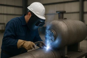 Welding in pressure vessel engineering performed by RedRiver LLC