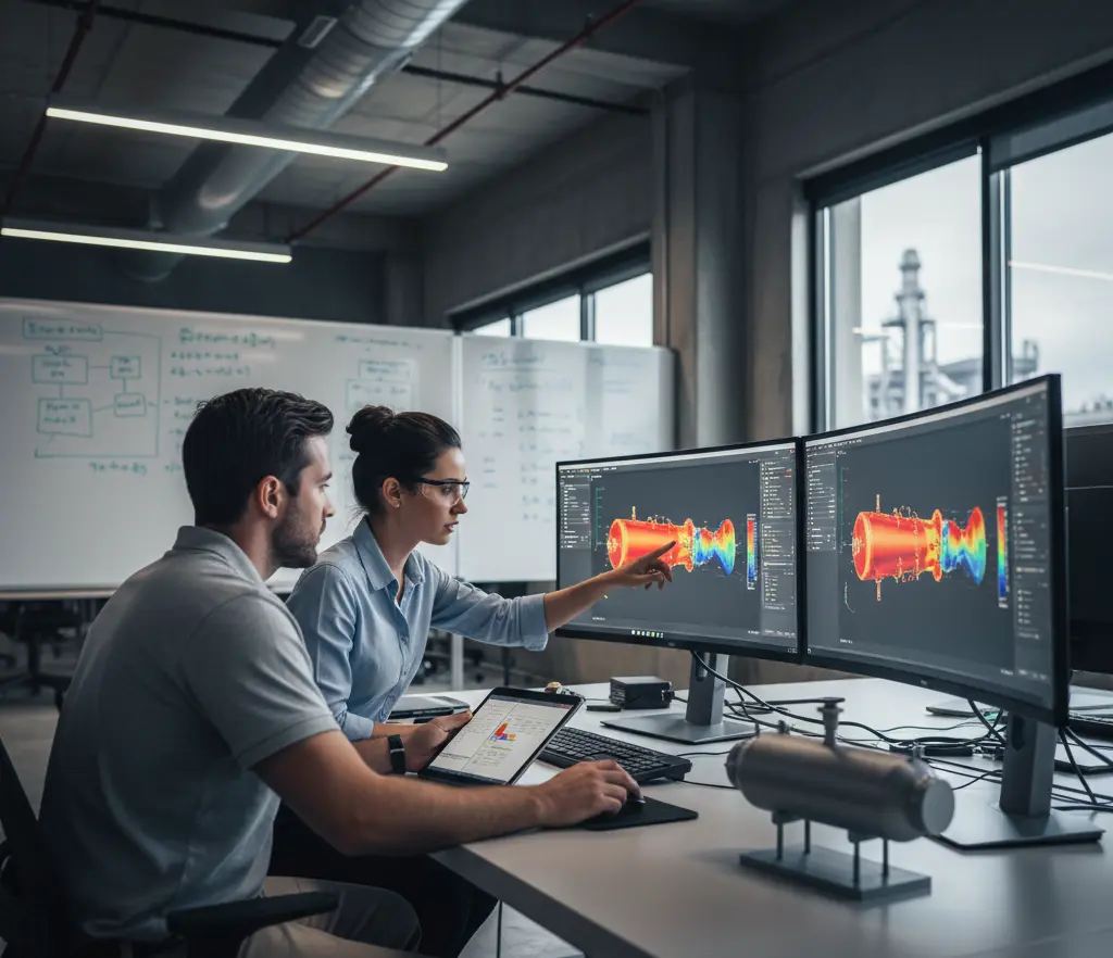 What is pressure vessel stress analysis in RedRiver LLC engineering facility