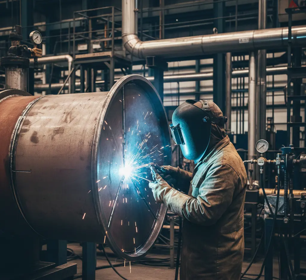 What is welding in pressure vessel engineering performed by RedRiver LLC