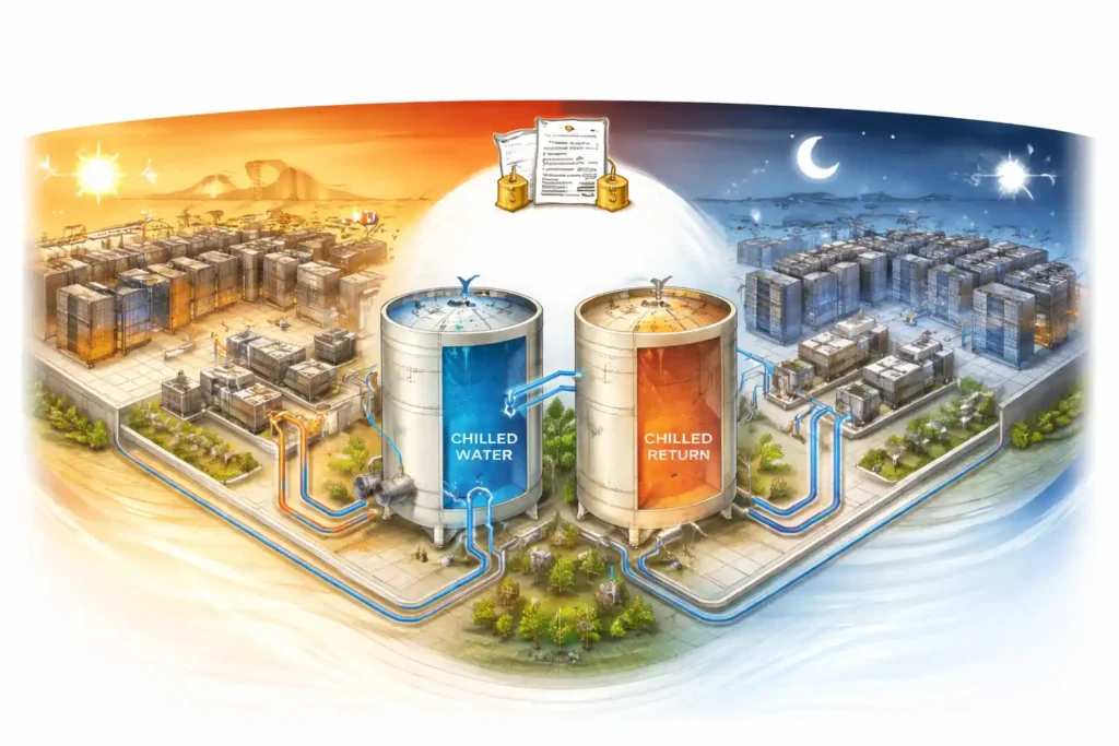 can tes tanks reduce energy costs with chilled water storage