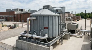 thermal storage tanks for data centers fabricated by Red River