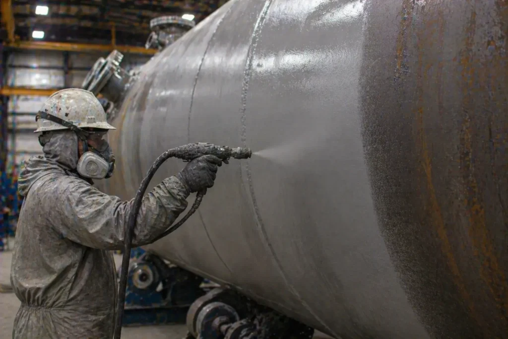 coatings pair best with carbon steel pressure vessel fabrication Red River Wyoming