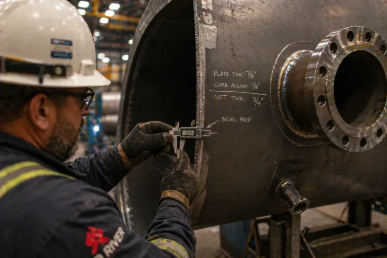 corrosion allowance typical pressure vessel fabrication Red River Wyoming